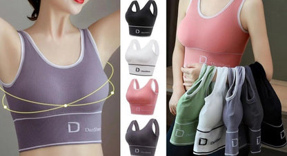 Sujetador Deportivo Mujer – DANSHEN - PAQUETE DE 4 TOPS